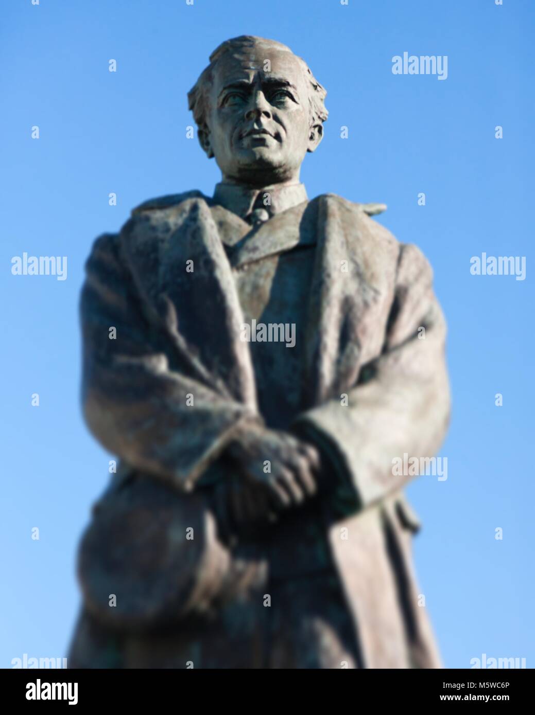 Scott Memorial, the statue of Robert Falcon Scott, in Portsmouth ...