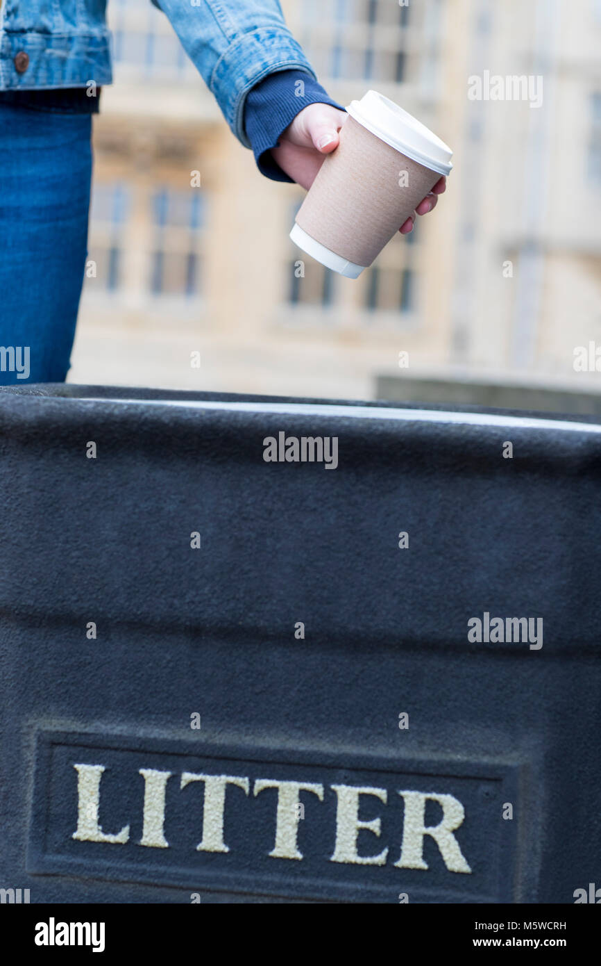 Throwing away trash hires stock photography and images Alamy