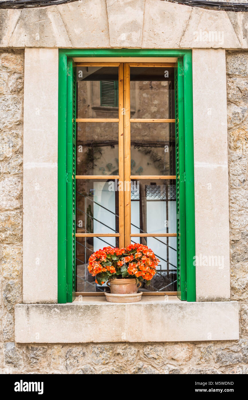 Stadt am Mittelmeer Stock Photo