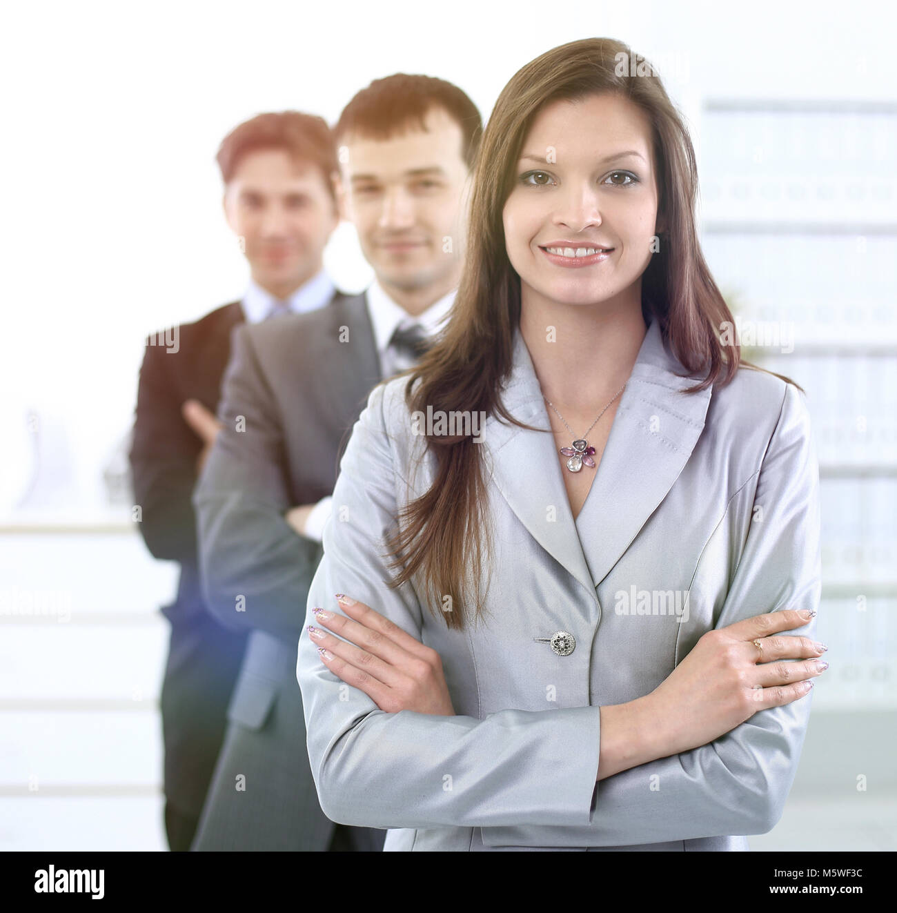 business woman and business team Stock Photo - Alamy
