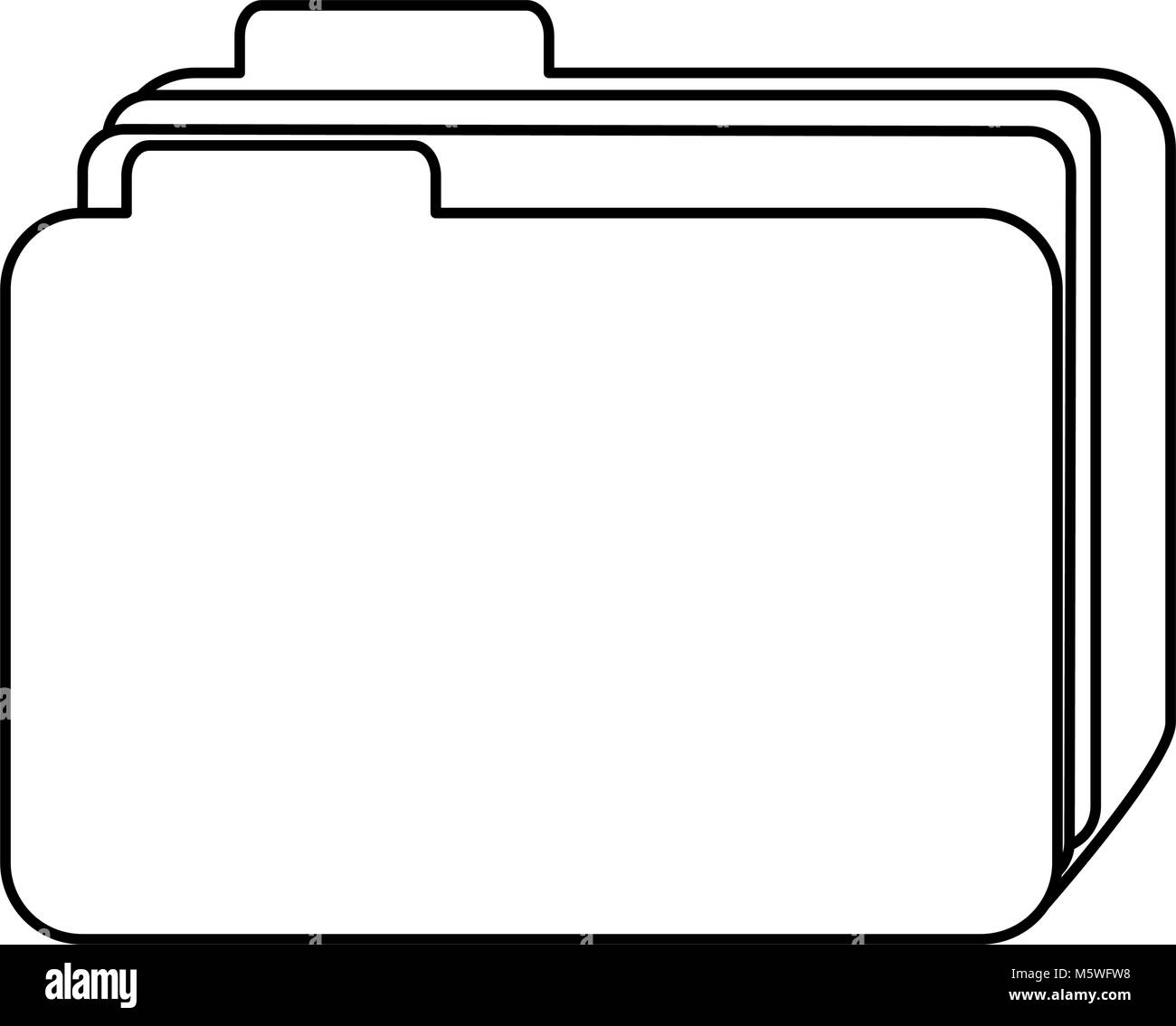 file folder isolated icon vector illustration design Stock Vector Image ...