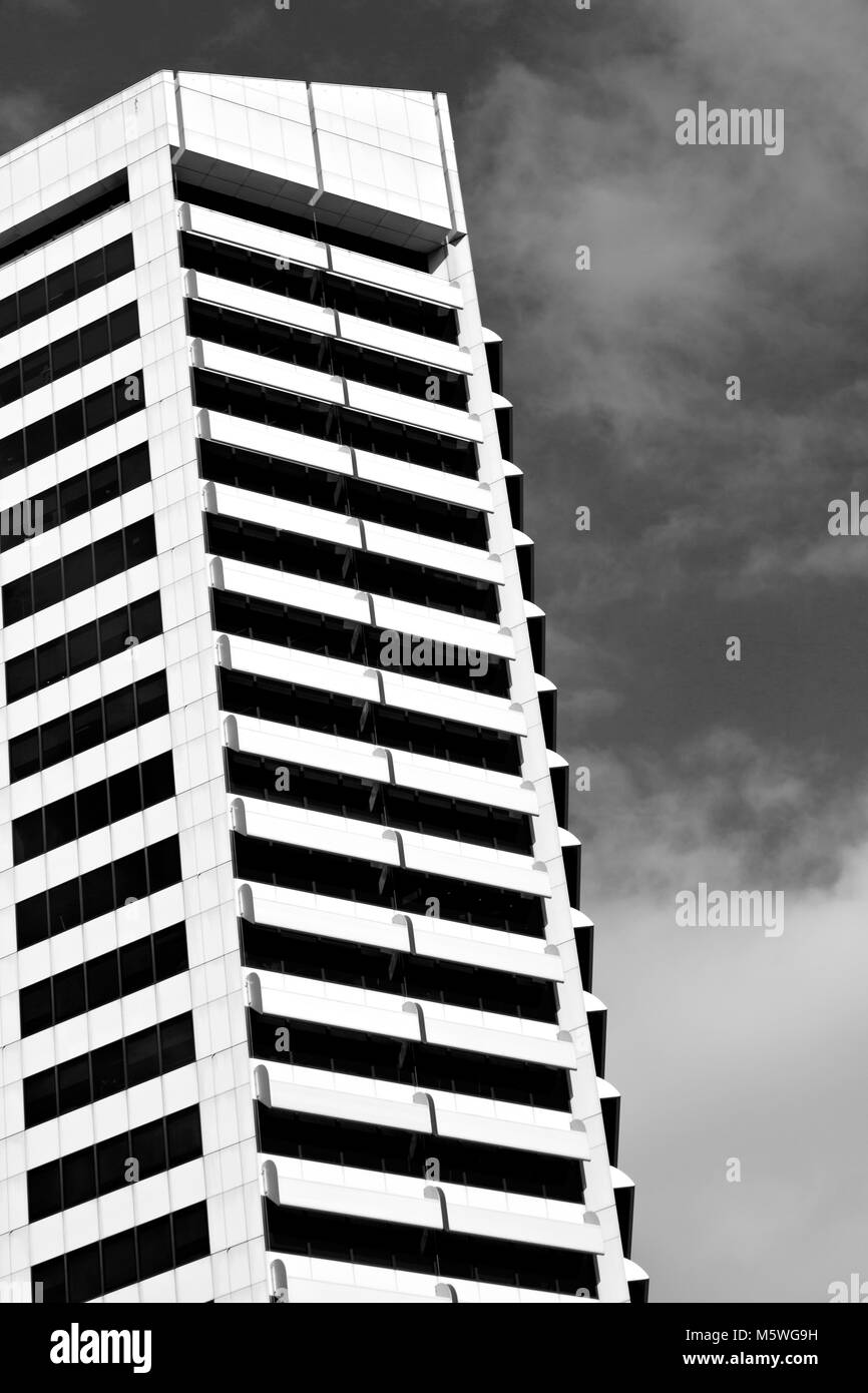 in sydney australia   the skyscraper and the window terrace  like abstract background Stock Photo