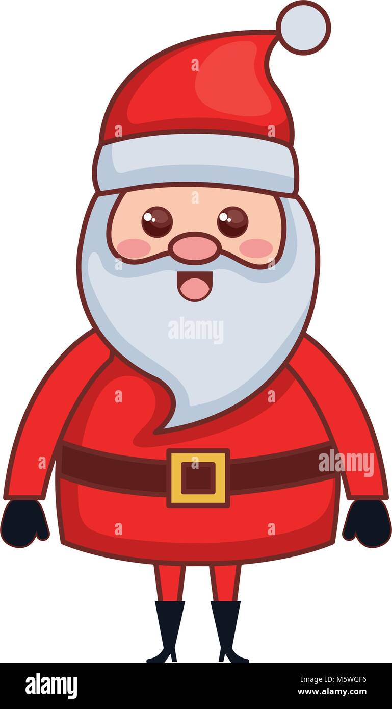 cute santa claus christmas character Stock Vector Image & Art - Alamy
