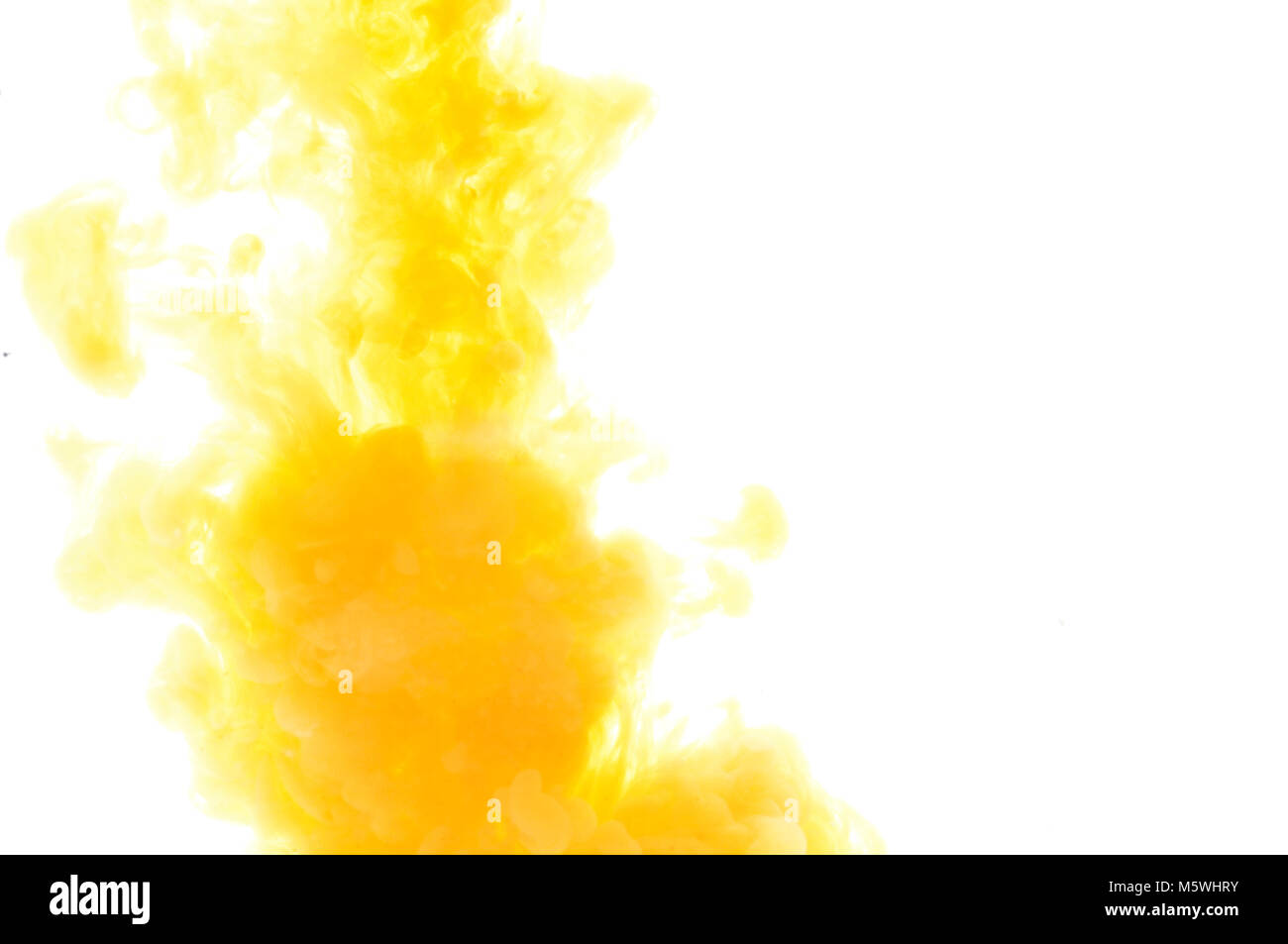 color dissolved in water with white background Stock Photo - Alamy