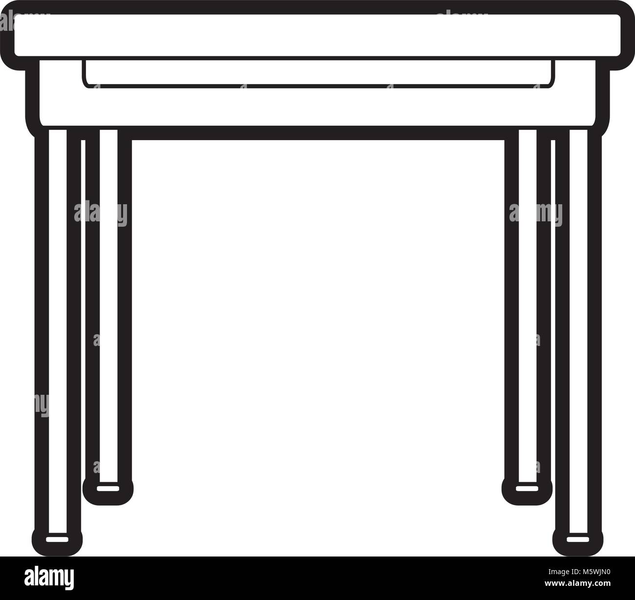 Isolated table design Stock Vector Image & Art - Alamy