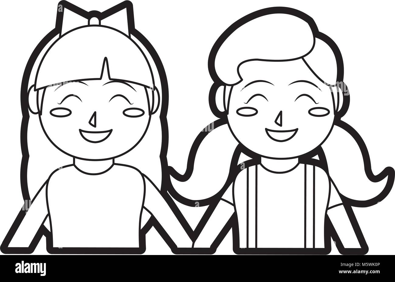 Girls cartoon design Stock Vector Image & Art - Alamy