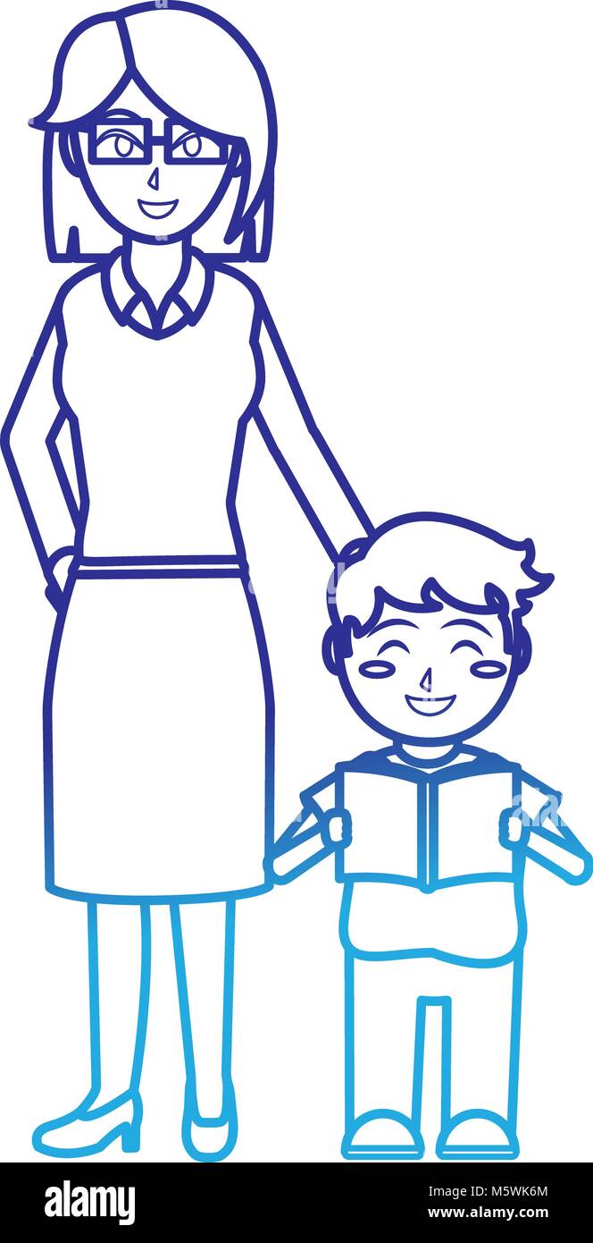 Teacher and boy design Stock Vector Image & Art - Alamy