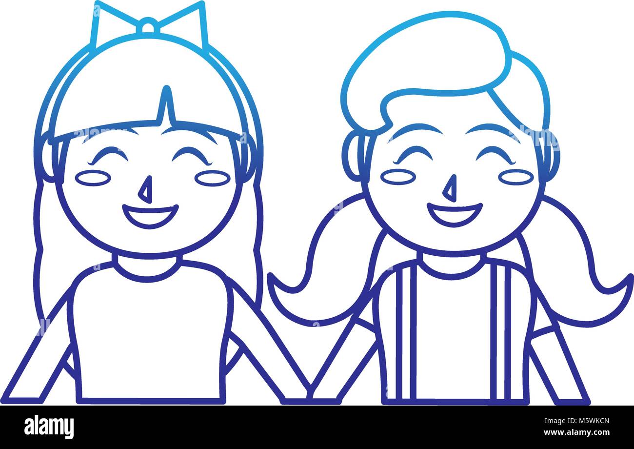 Girls cartoon design Stock Vector Image & Art - Alamy