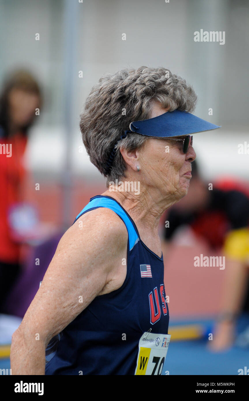 World Masters Athletics Championships, Lyon, France Stock Photo Alamy