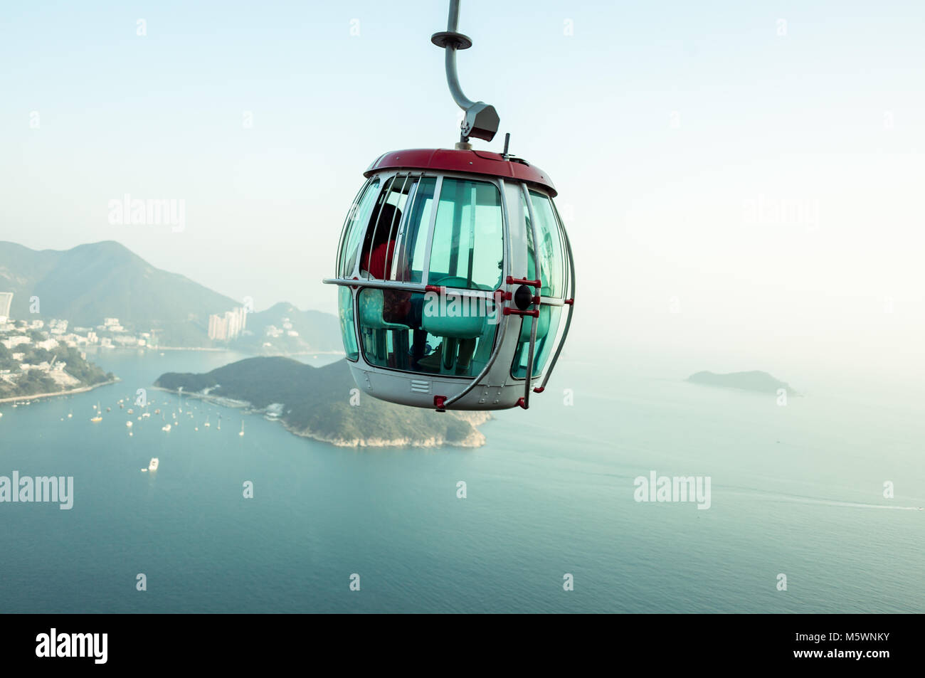 Aerial cable car, Hong Kong Ocean Park Stock Photo - Alamy