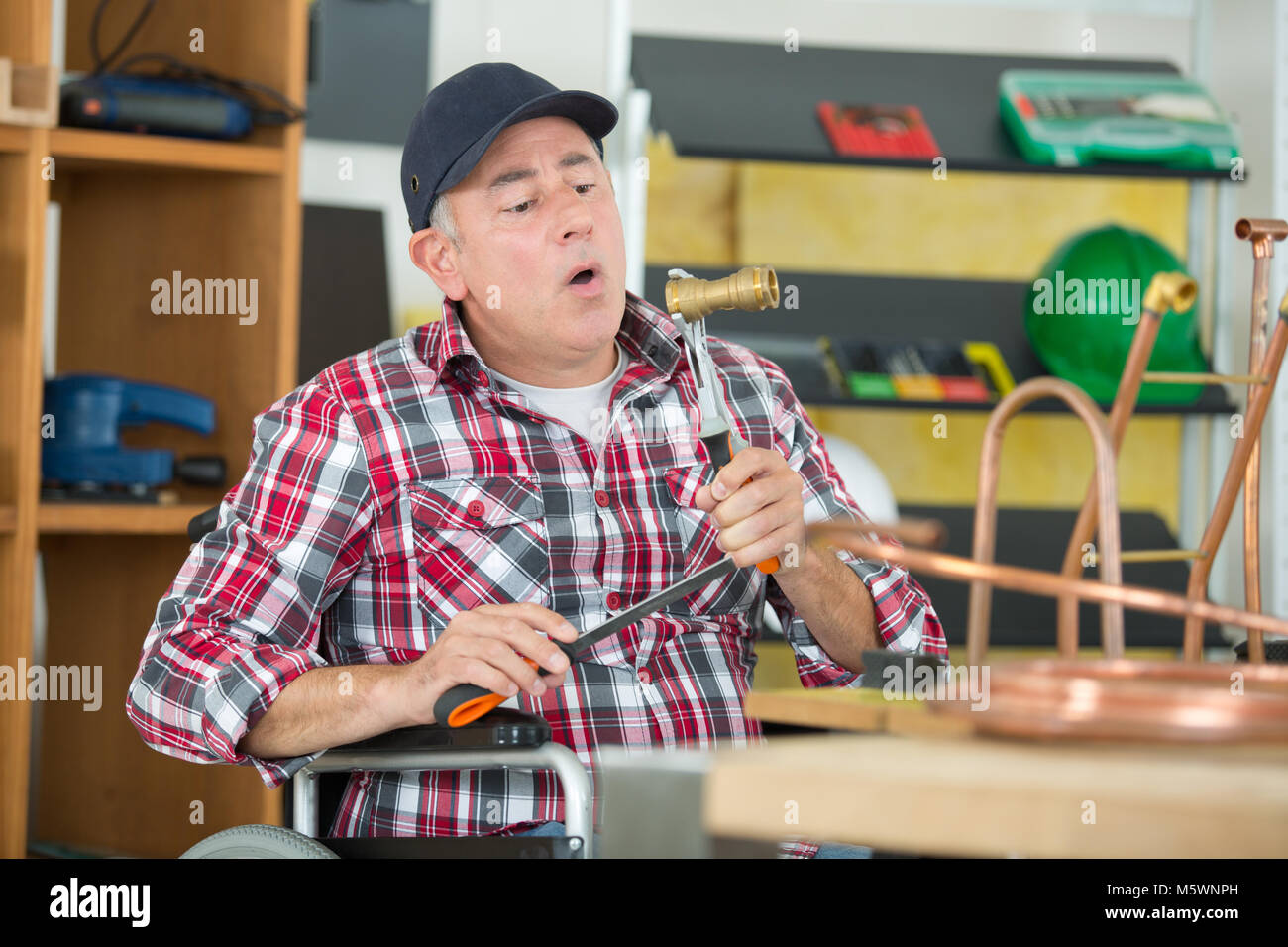Copper pipe blow torch hi-res stock photography and images - Alamy