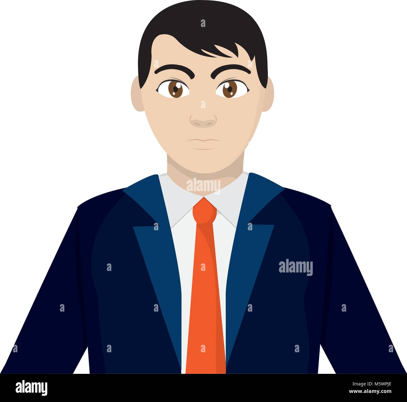 avatar elegant man with shirt and hairstyle Stock Vector Image & Art ...