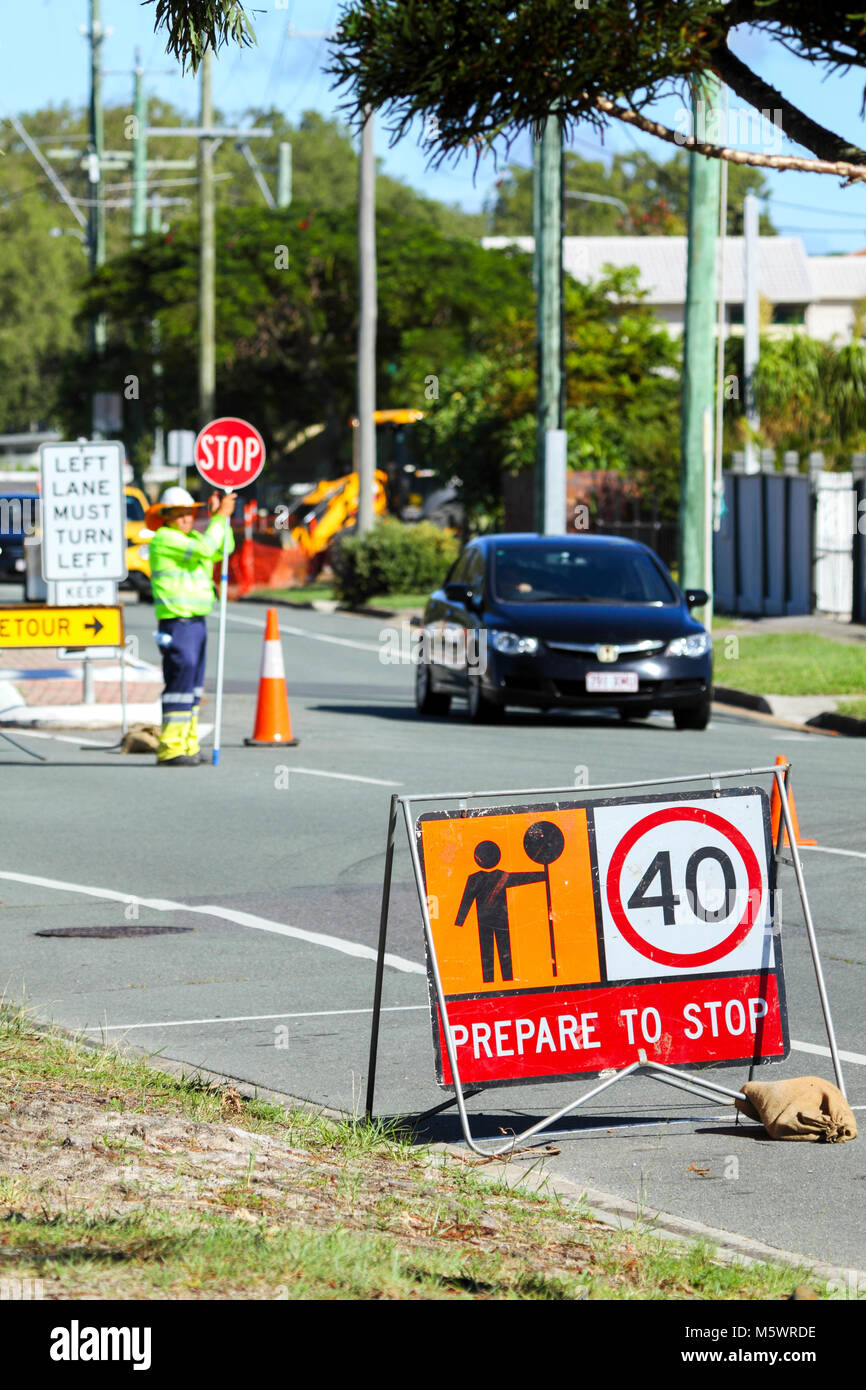 These Road Construction Markers Keeping Traffic Stock Photo 328779968