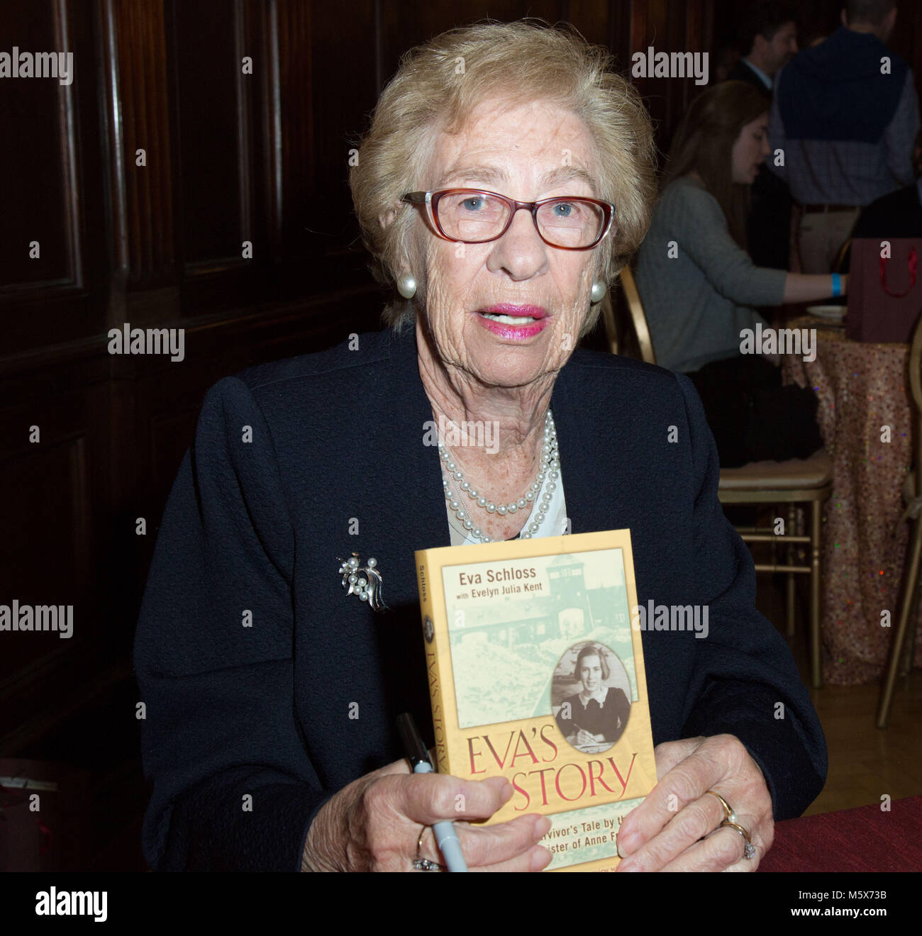 Los Angeles, USA. 25th Feb, 2018. Eva Schloss, holocaust survivor, Anne 