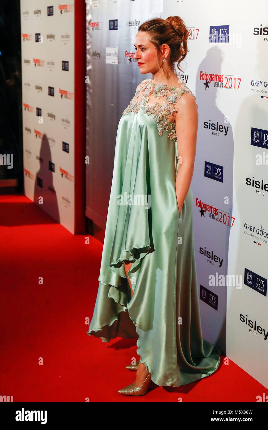 Itziar Ituno attends the 'Fotogramas de Plata' awards at Joy Slava disco on  February 26, 2018 in Madrid, Spain. Photo: Oscar J. Barroso / AFP7 Cordon  Press Credit: CORDON PRESS/Alamy Live News