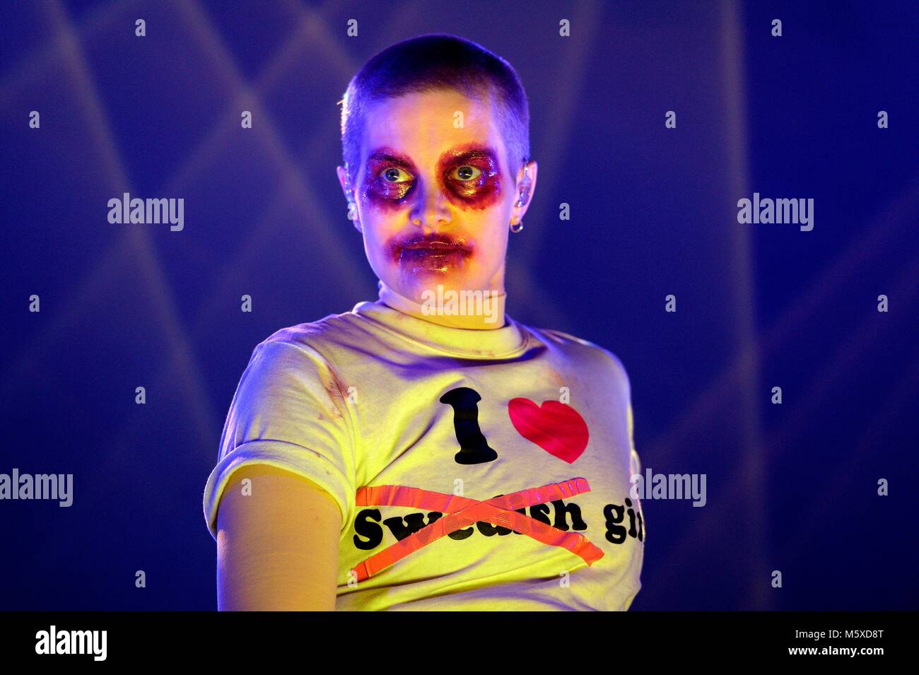 Karin Elisabeth Dreijer Andersson AKA Fever Ray performs on stage in  Prague, Czech Republic, February 26, 2018. (CTK Photo/Katerina Sulova Stock  Photo - Alamy