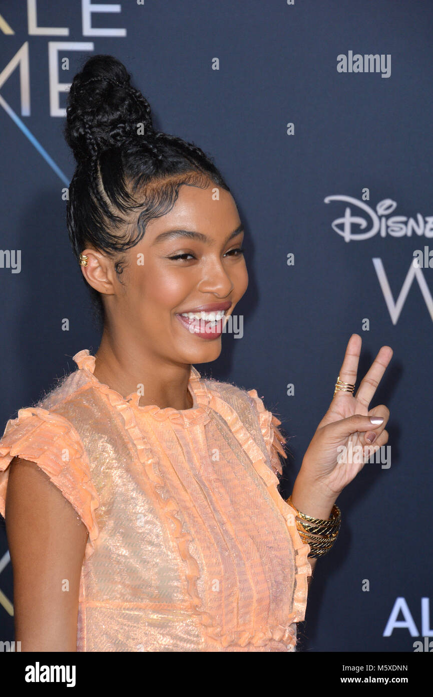 Los Angeles, USA. 26th Feb, 2018. Yara Shahidi at the premiere for "A