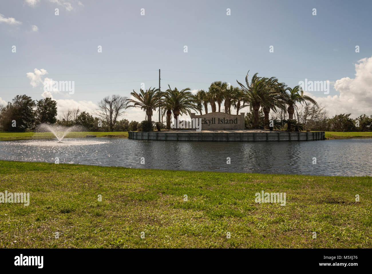 Entrance to jekyll island hi-res stock photography and images - Alamy