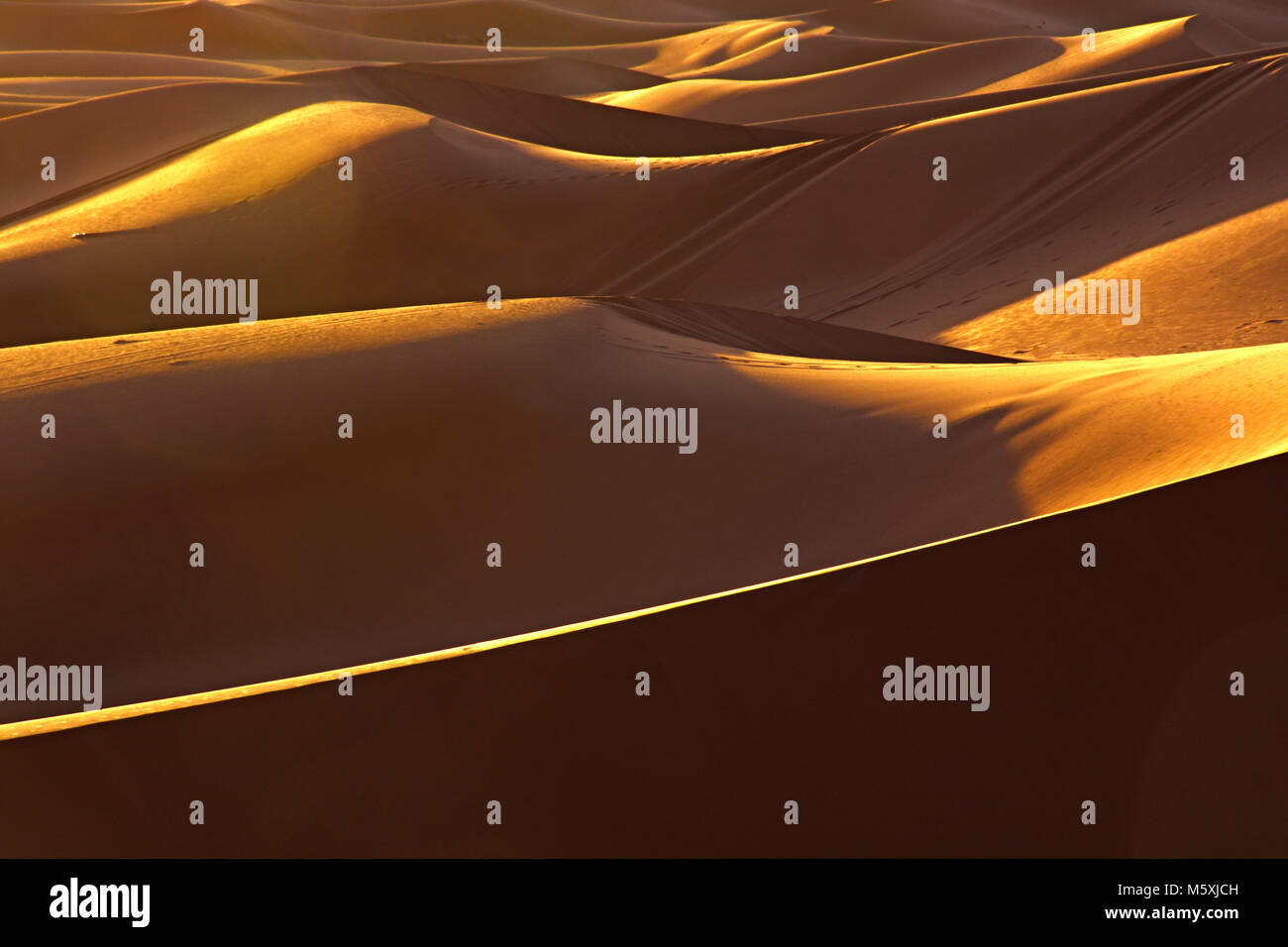 Sahara sand dune Morocco Stock Photo