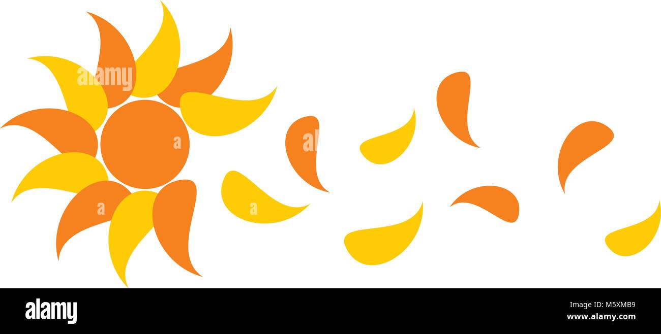 Summer flowing plant Stock Vector Images - Alamy