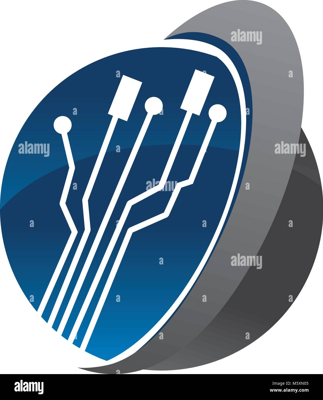 Digital World and Electrical Connections Stock Vector Image & Art Alamy