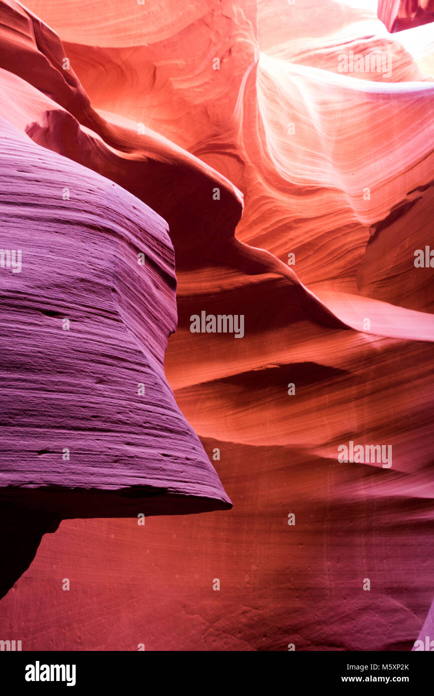 Antelope Canyon Formations Stock Photo