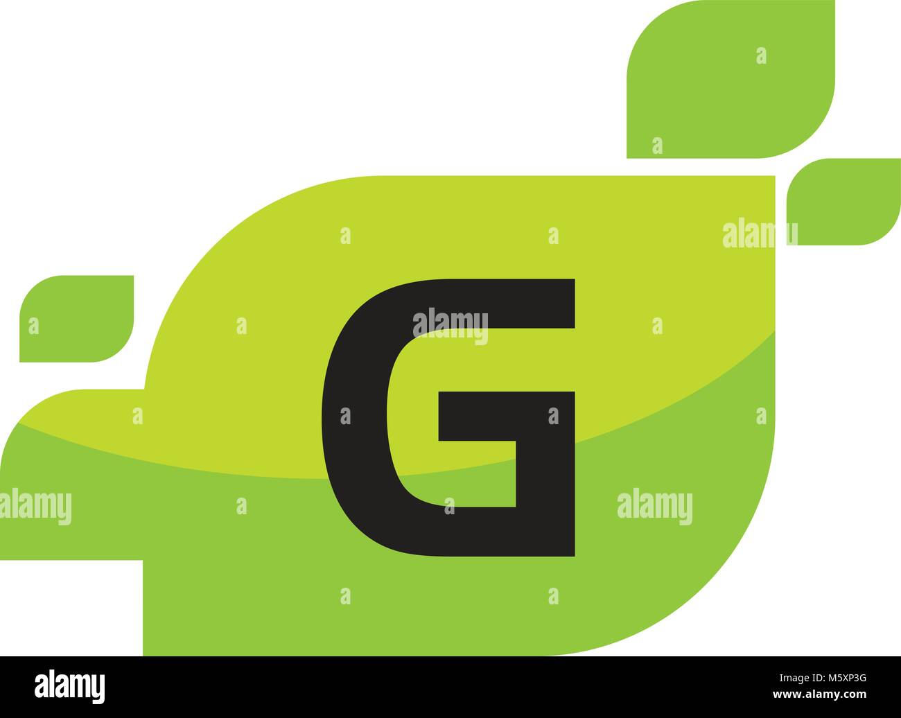 Leaf Initial G Logo Design Template Vector Stock Vector Image & Art - Alamy
