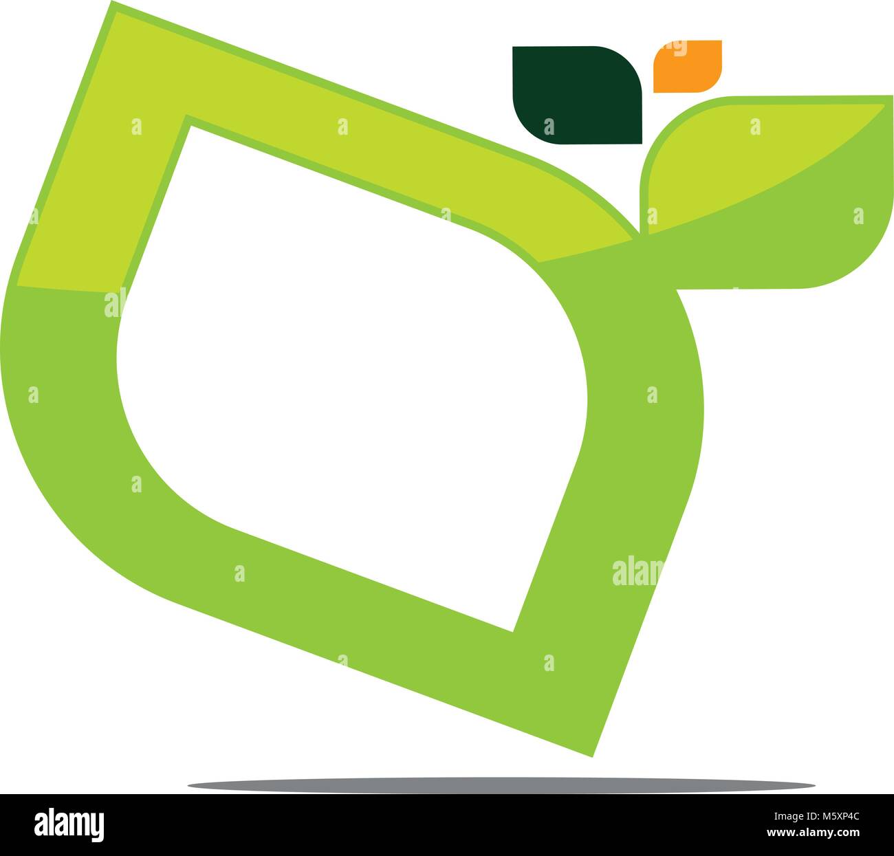 Leaf Logo Design Template Vector Stock Vector Image & Art - Alamy