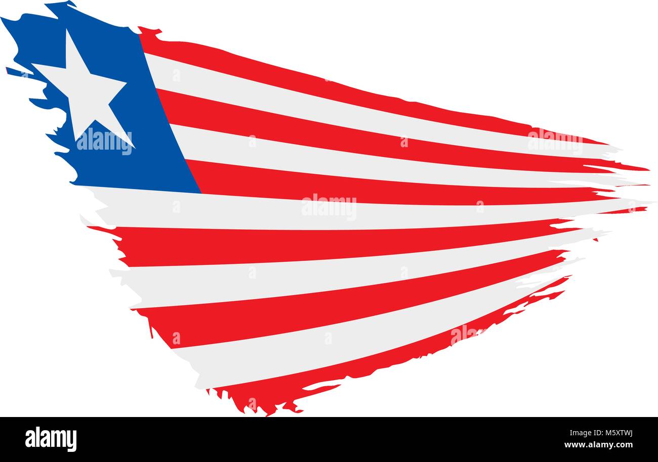 Liberia flag, vector illustration Stock Vector Image & Art - Alamy