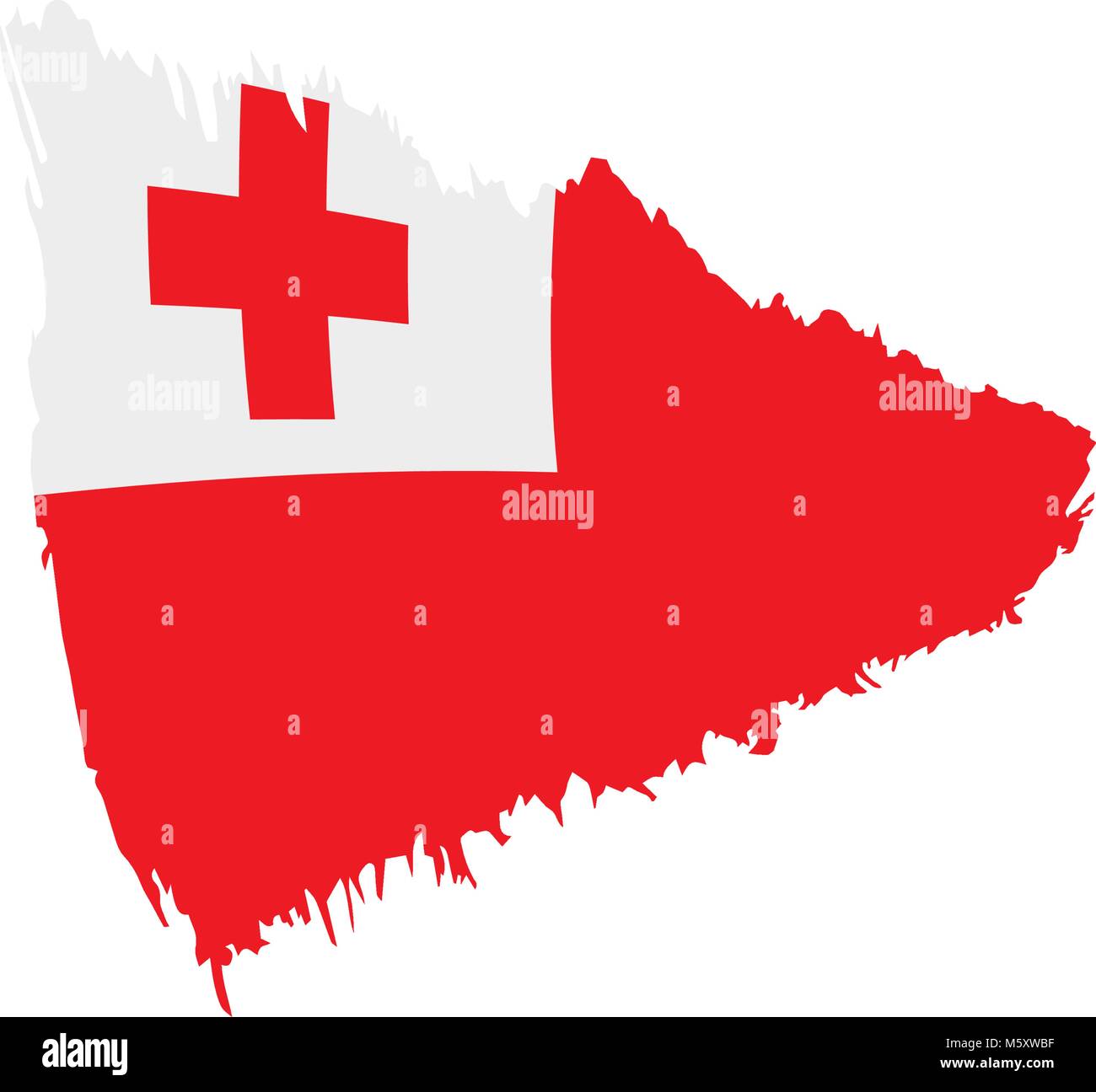 Tonga flag, vector illustration Stock Vector Image & Art - Alamy
