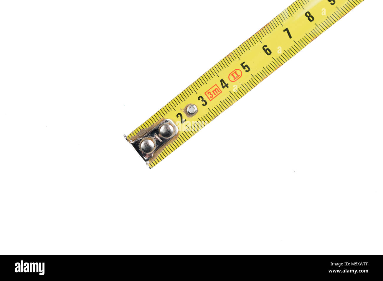 Yellow industrial Tape measure Stock Photo Alamy