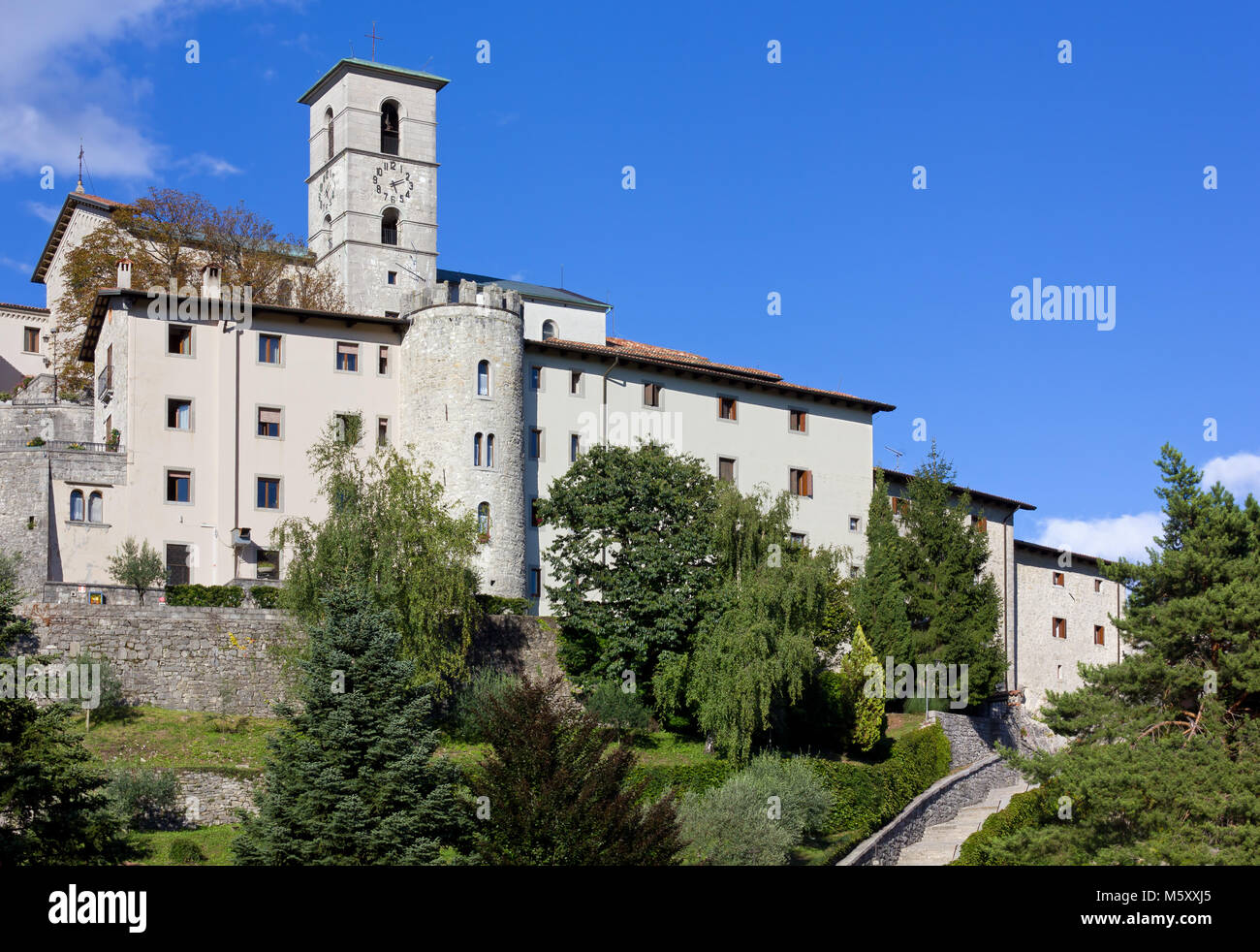 Castelmonte Shrine Complex in Friuli, Italy Stock Photo