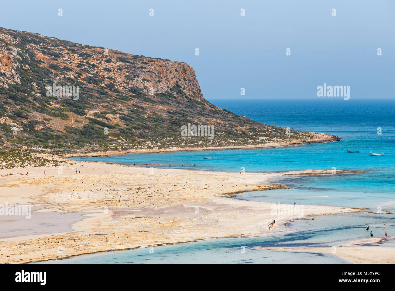 Beautiful Balos beach on Crete Island, Greece Stock Photo - Alamy
