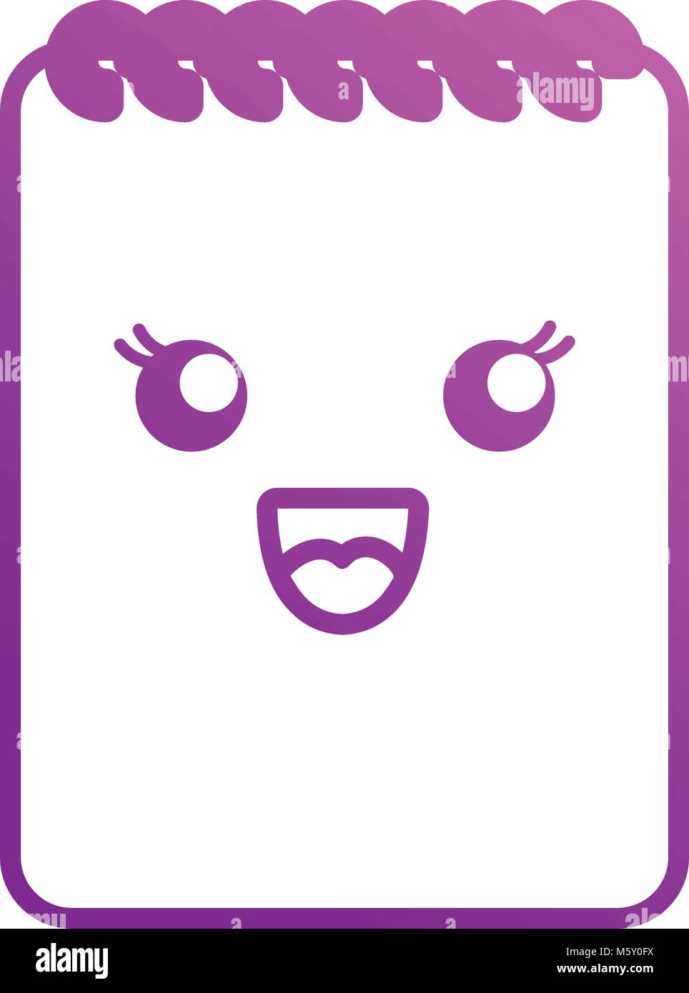 notepad vector illustration Stock Vector Image & Art - Alamy