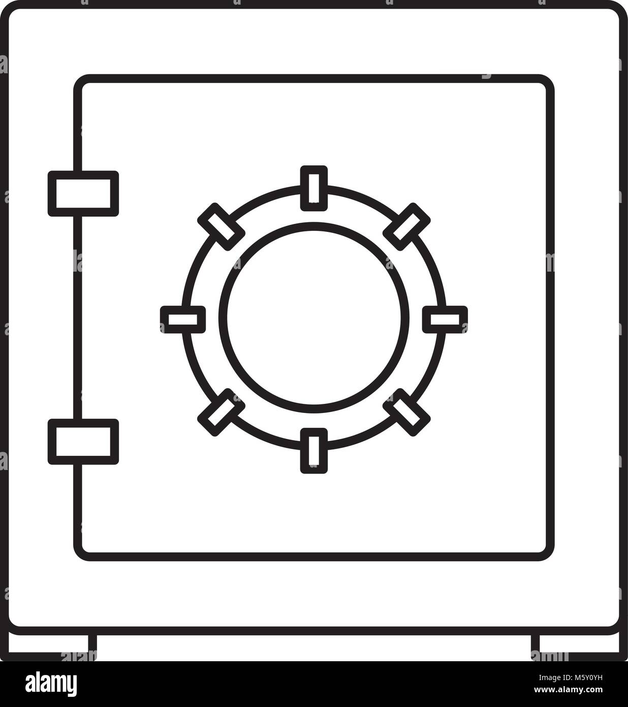 safe box money icon Stock Vector Image & Art - Alamy
