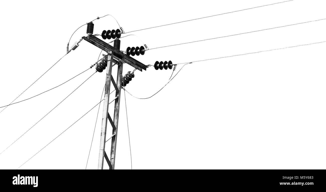 in australia the concept of power line with electrical pole in the