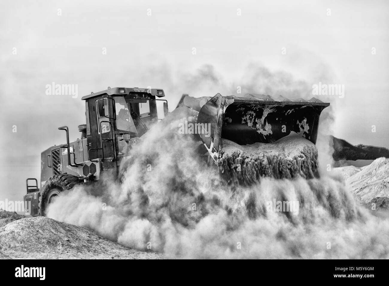 in ethiopia africa the caterpillar equipment working and excavation