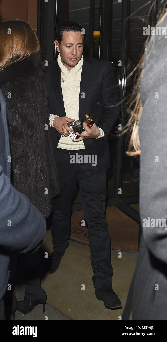James Stunt leaves C London Featuring: James Stunt Where: London