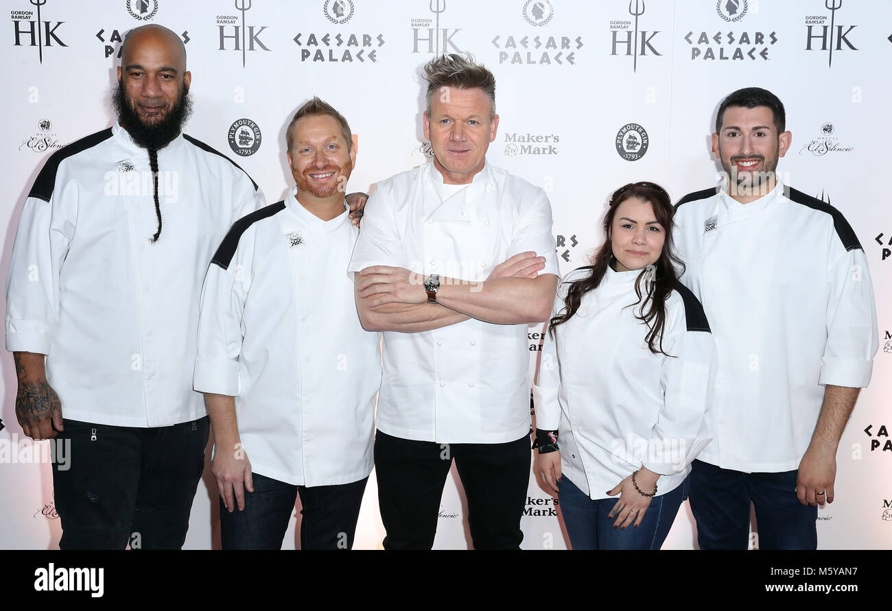 Grand Opening Of Gordon Ramsay Hell S Kitchen Restaurant At Caesars Palace Featuring Emili Milly Medley Benjamin Knack Gordon Ramsay Michelle Tribble Nick Peters Bond Where Las Vegas Nevada United States When 26