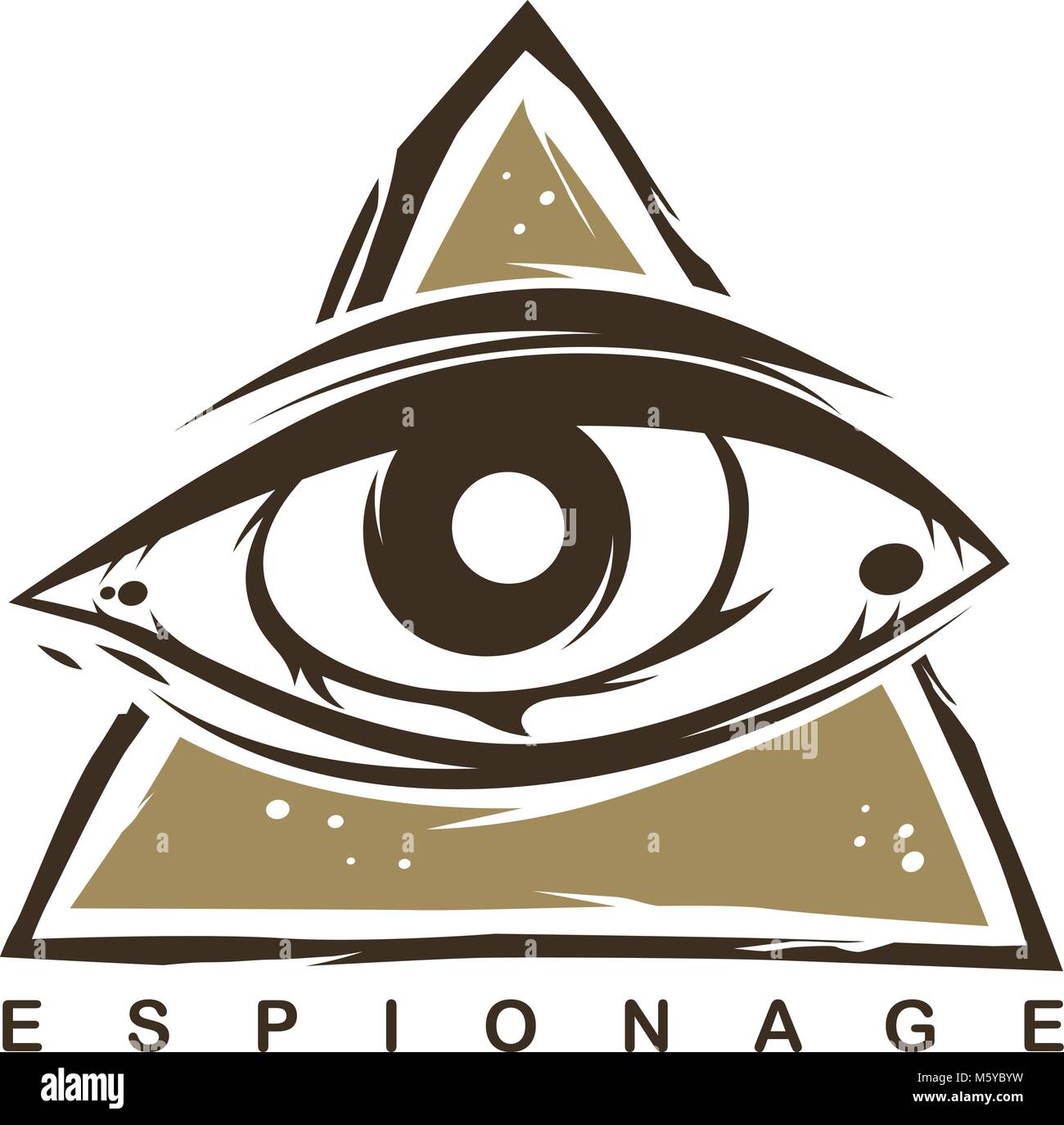 one eye theme sign template vector art Stock Vector Image & Art - Alamy