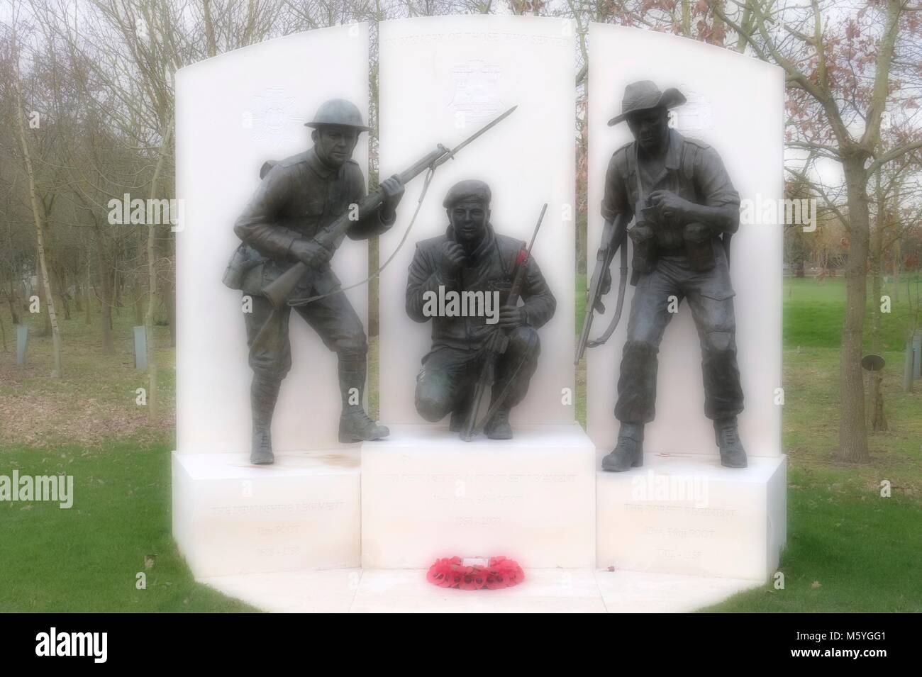 National Memorial Arboretum Stock Photo