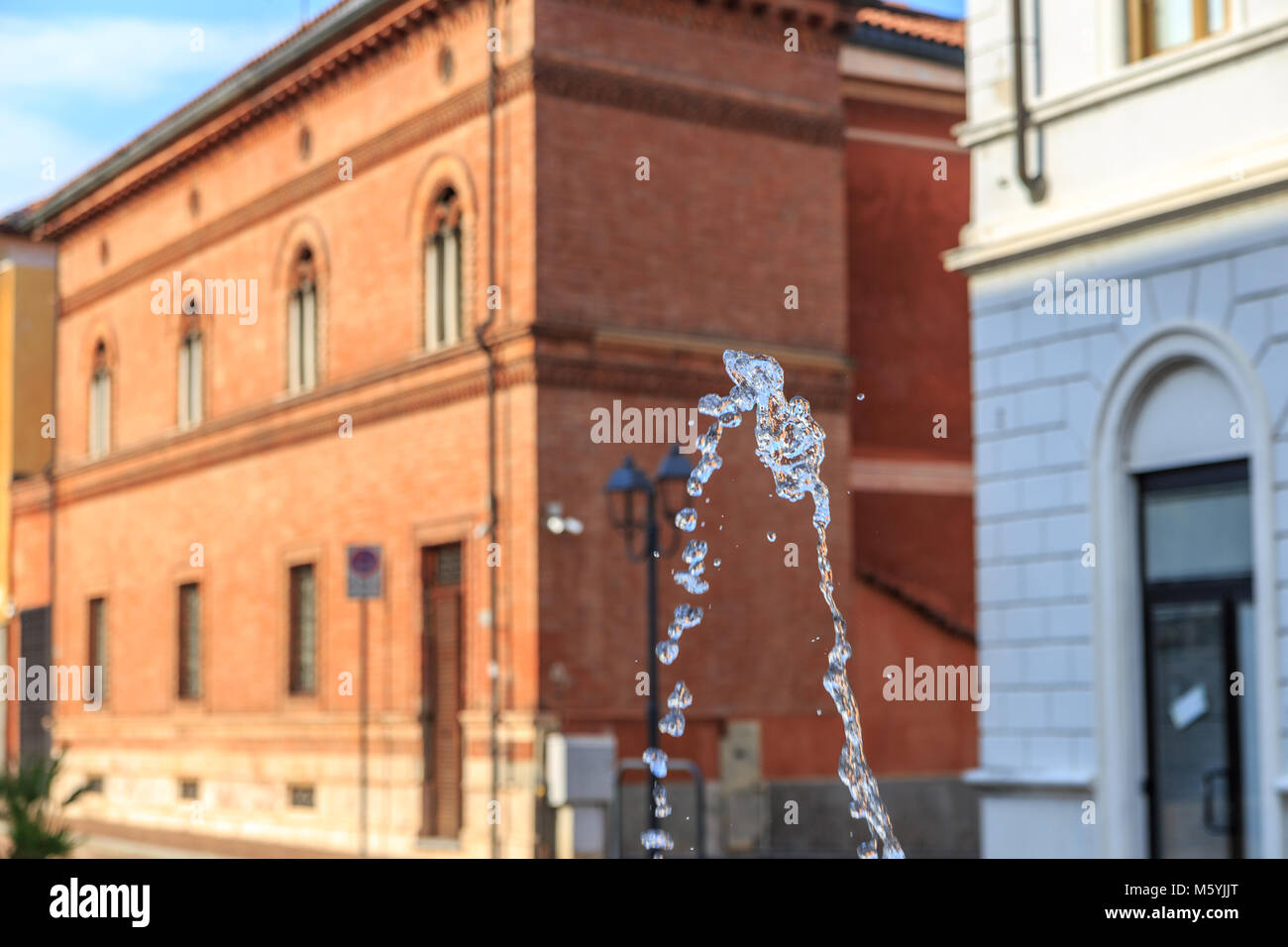 palaces and streets of the city of Arona Stock Photo Alamy