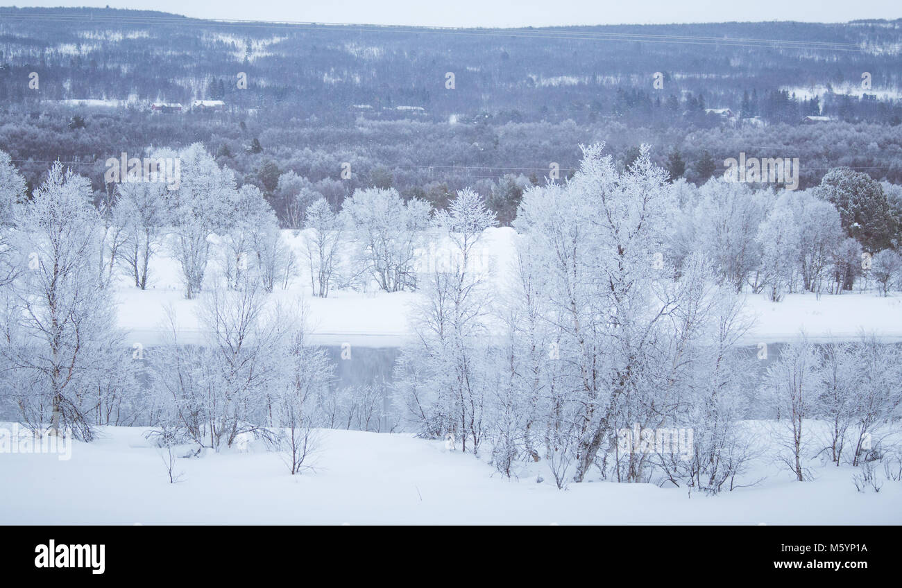 Beautiful frozen river hi-res stock photography and images - Alamy