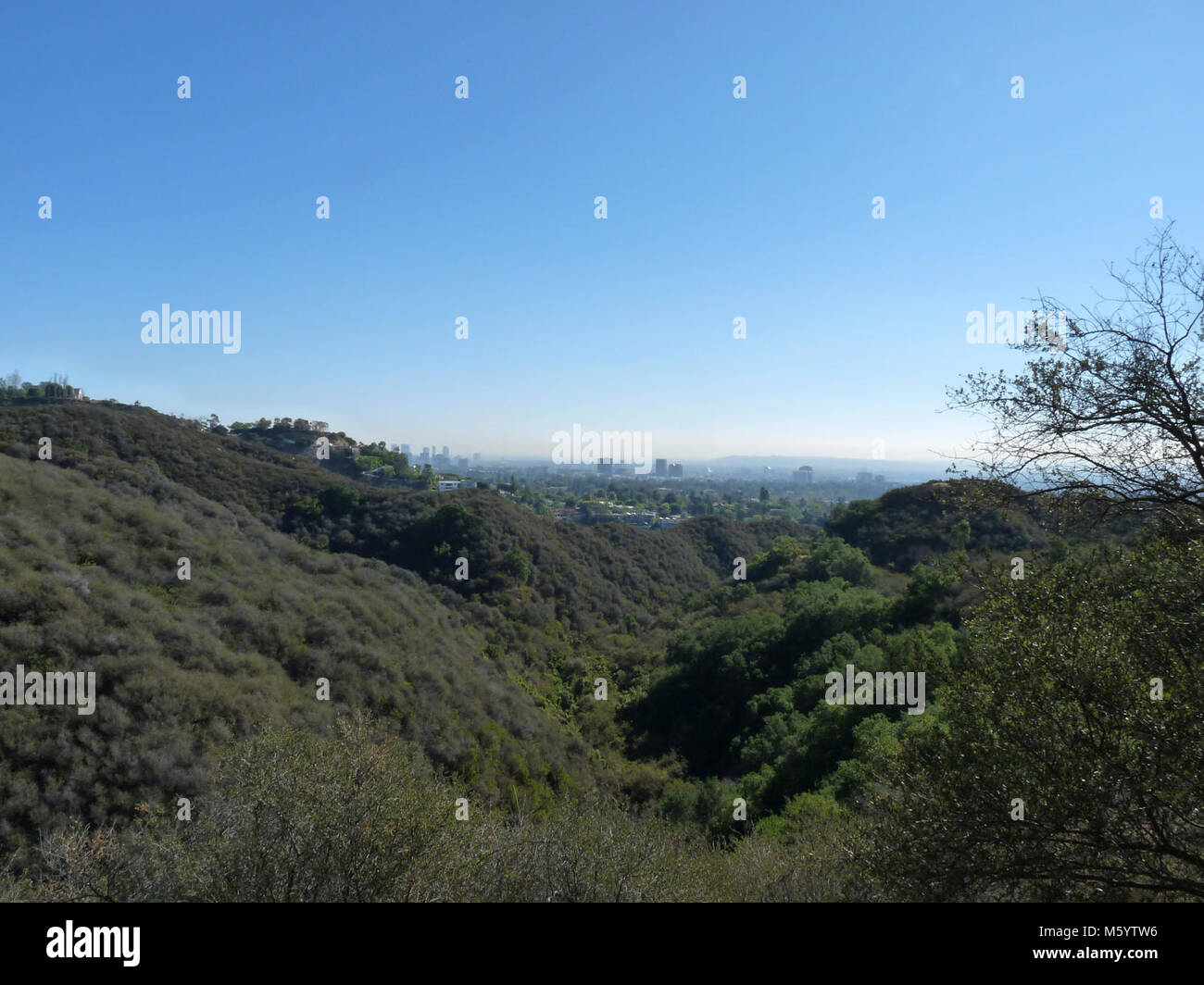 Topanga State Park (Backbone Trail Stock Photo Alamy