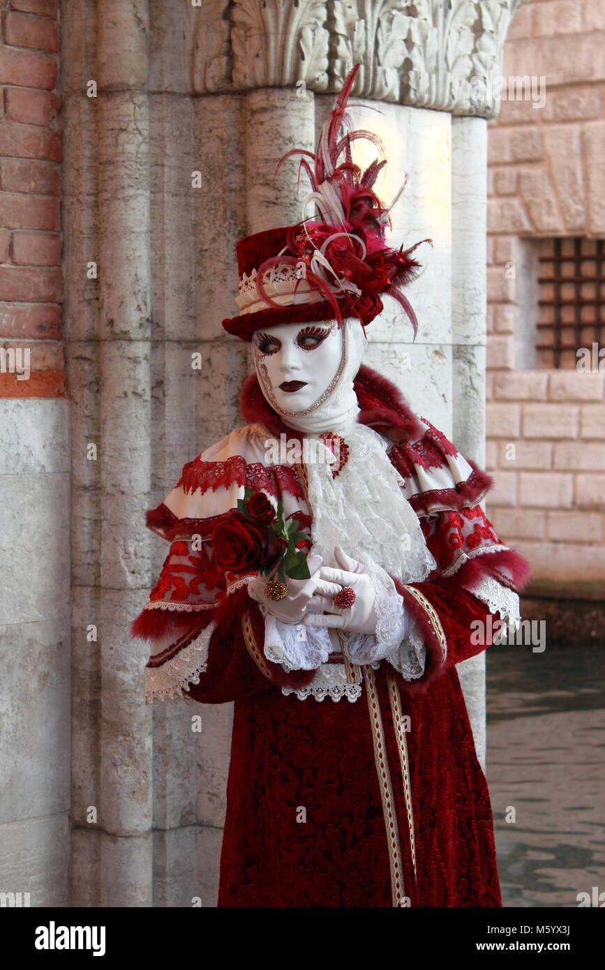 Black red costume venice carnival hi-res stock photography and images ...