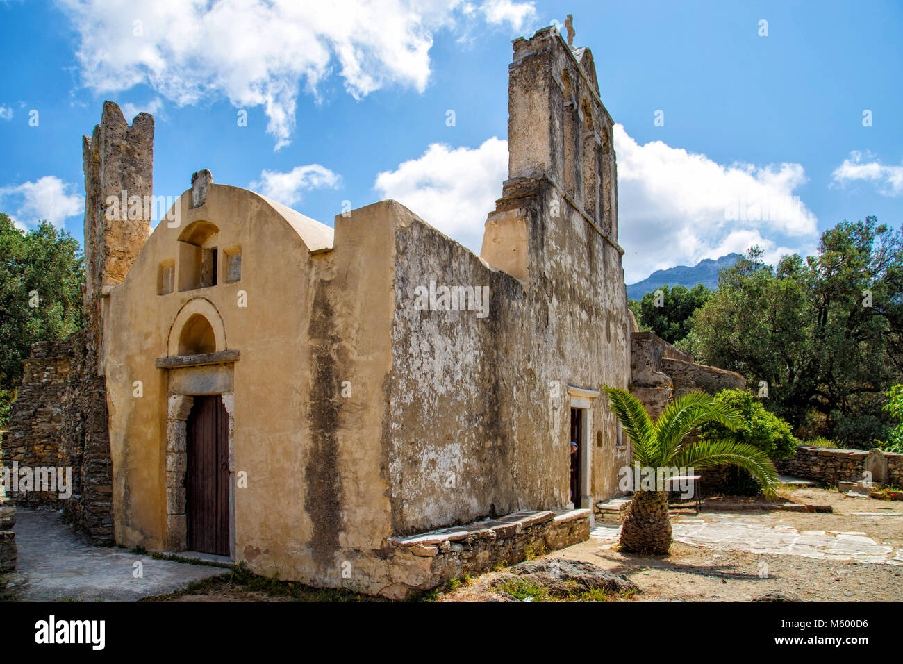 Drosiani old church at Moni Village Naxos Island Cyclades Greece Stock Photo