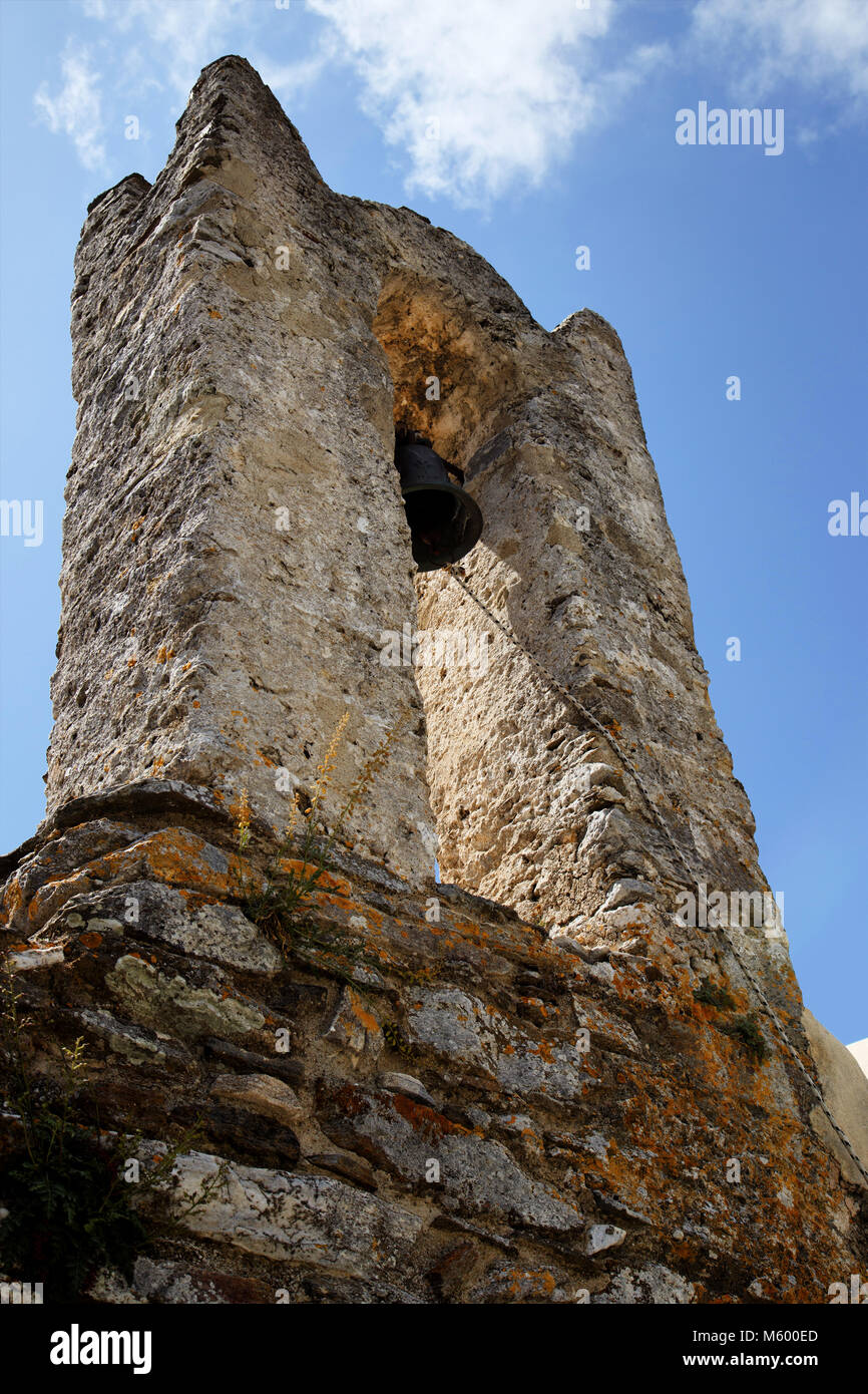 Drosiani old church at Moni Village Naxos Island Cyclades Greece Stock Photo