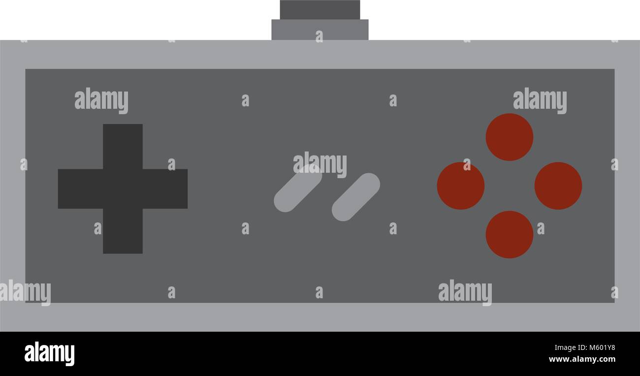 video game controller retro push button Stock Vector Image & Art Alamy