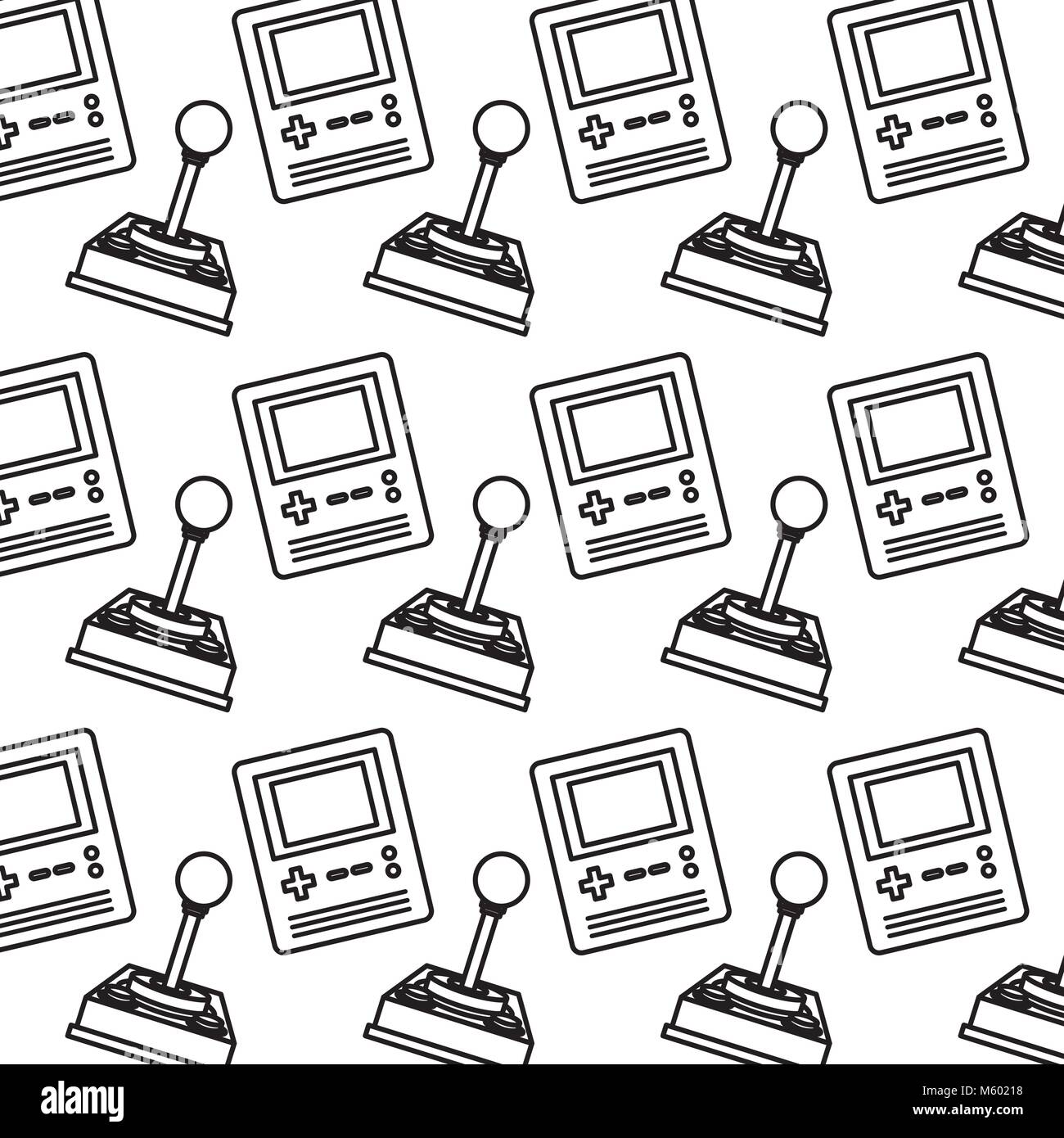 Mobile gaming console pattern hi-res stock photography and images - Alamy