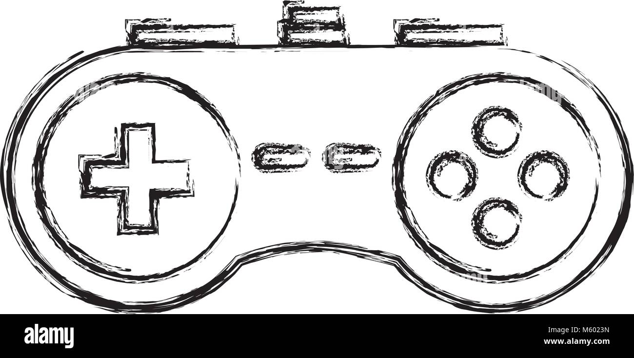 video console gamepad device buttons Stock Vector Image & Art - Alamy
